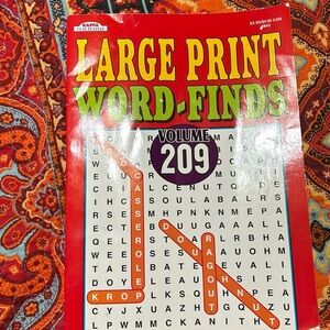 Large print word finds volume 209